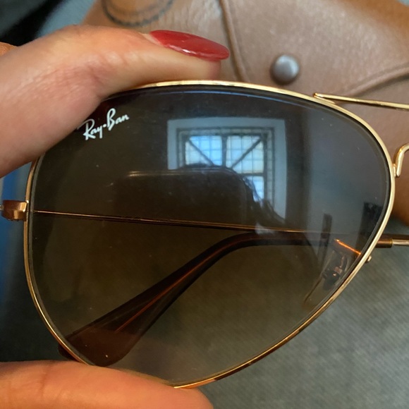 Brown gradient Ray-Ban aviators - Picture 3 of 4